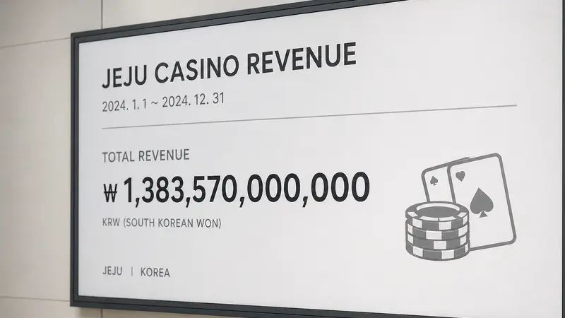 Jeju Dream Tower Raih Pendapatan Kasino Tertinggi pada Juli 2026 (v2)