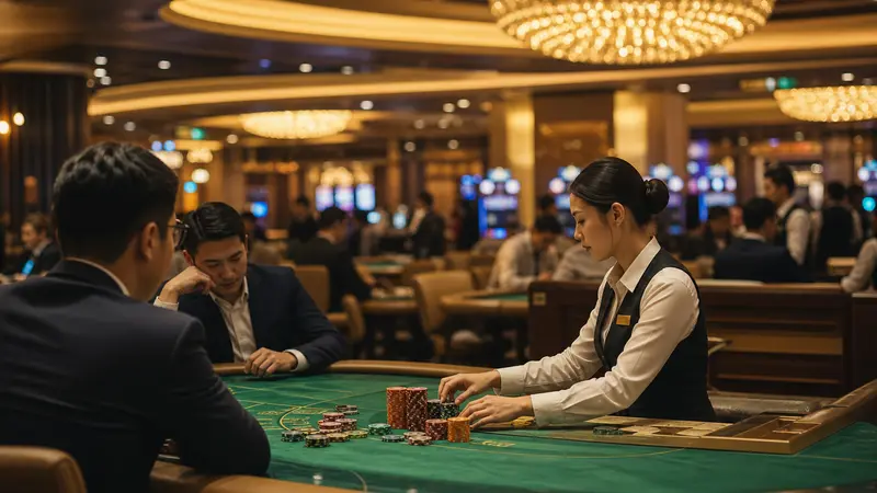 Pendapatan Kasino Macau Juli Menurun YoY, Tapi Naik dari Bulan Sebelumnya